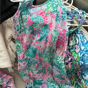Vibrant Tropical Print Dress